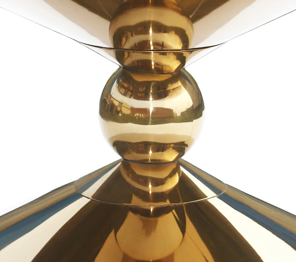 Malia Iron Coffee Table, Gold