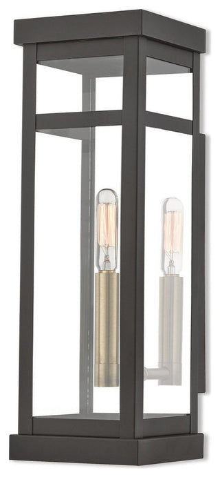 1 Light Outdoor Wall Lantern, Bronze