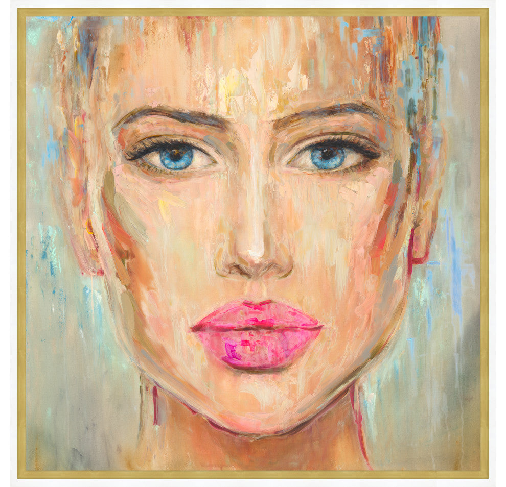 Captivating Eyes, 36 x 36