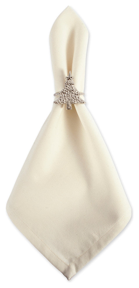 DII Christmas Tree Napkin Ring, Set of 6