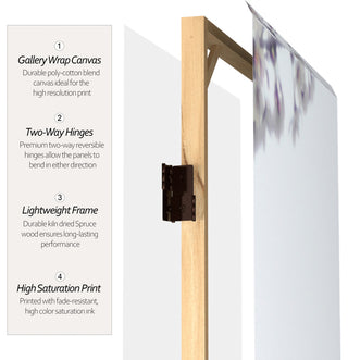 6' Tall Double Sided Cherry Blossoms Room Divider