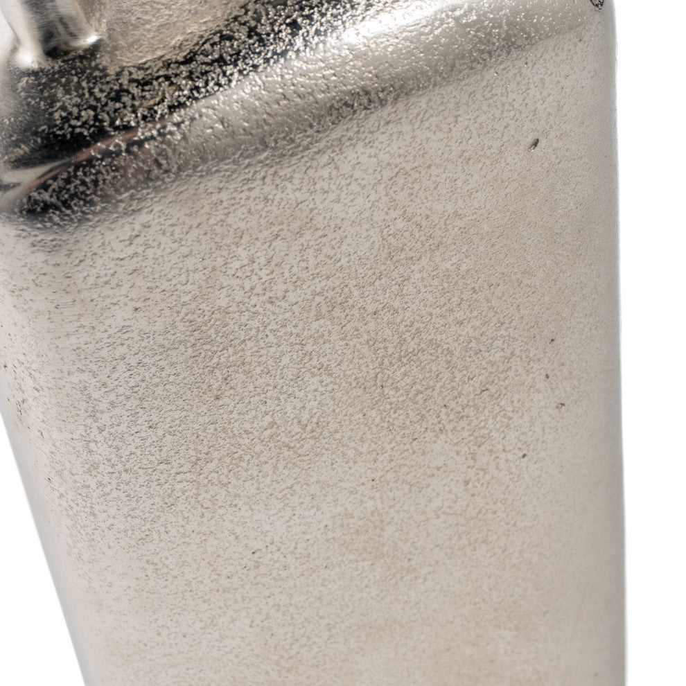 Macrae Metal Table Vase, Large Silver