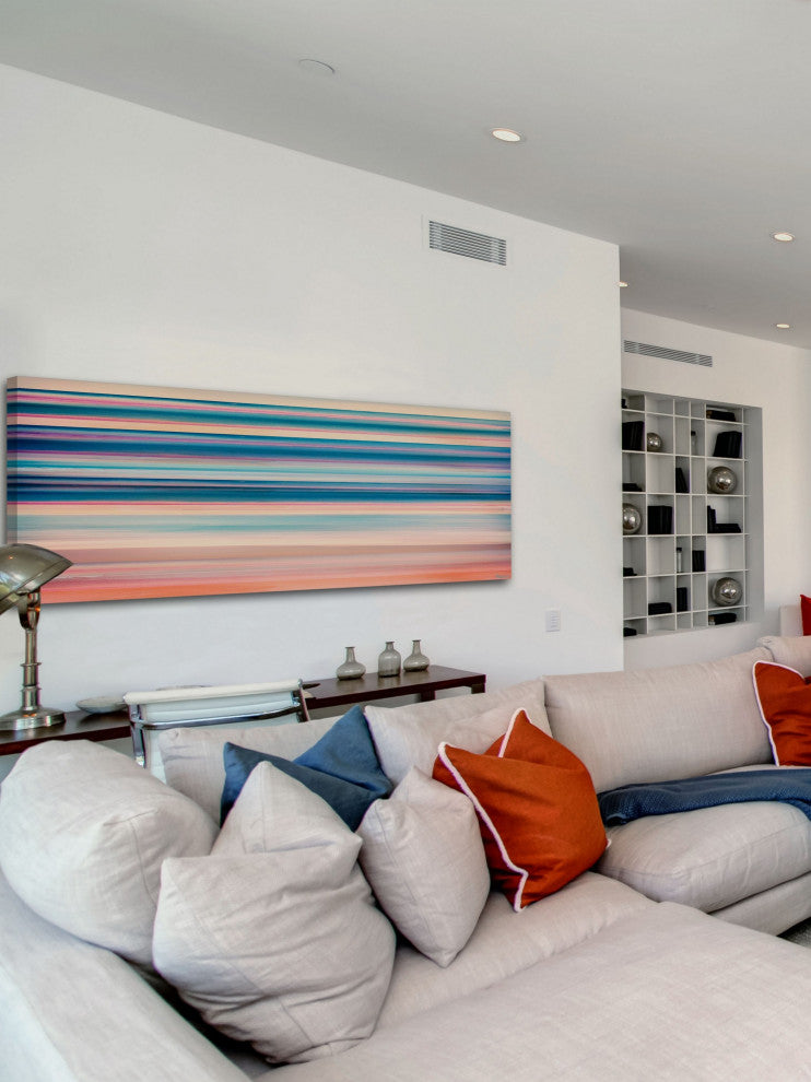 "Stroomi" Print on Canvas, 60"x20"