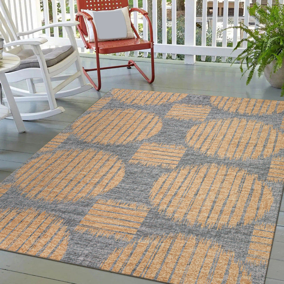 Indoor/Outdoor Sedona SN13 Eclipse Machine Washable 3' x 5' Rug