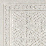Nimes Diamond Framework Area Rug, Ivory, 7'10"x9'10"