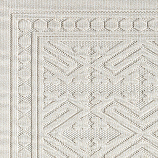 Nimes Diamond Framework Area Rug, Ivory, 7'10"x9'10"