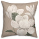 Magnolia Flowers 18"x18" Spun Poly Pillow