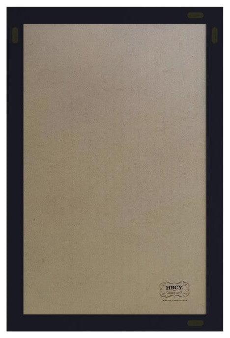 Canterbury Wall Mount Magnetic Chalkboard Sign Set, Black, 24" X 36"