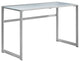 22" Silver Rectangular Computer Desk