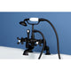 Kingston Brass Adjustable Center Deck Mount Tub Faucet, Oil Rubbed Bronze
