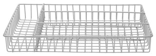 YBM Home Chrome Wire In-Drawer Silverware Tray Organizer with 4 Compartments