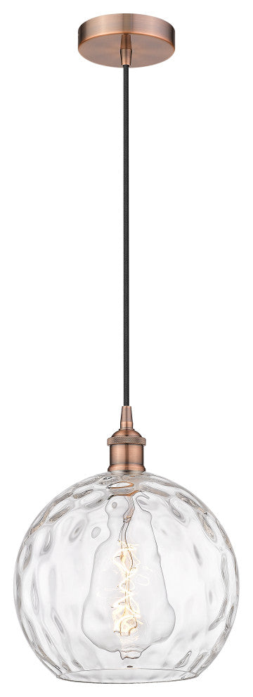 Innovations 616-1P-AC-G1215-10-LED 1-Light Mini Pendant, Antique Copper