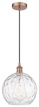 Innovations 616-1P-AC-G1215-10-LED 1-Light Mini Pendant, Antique Copper