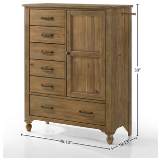 Highland Wood Chifferobe, Sand Dune