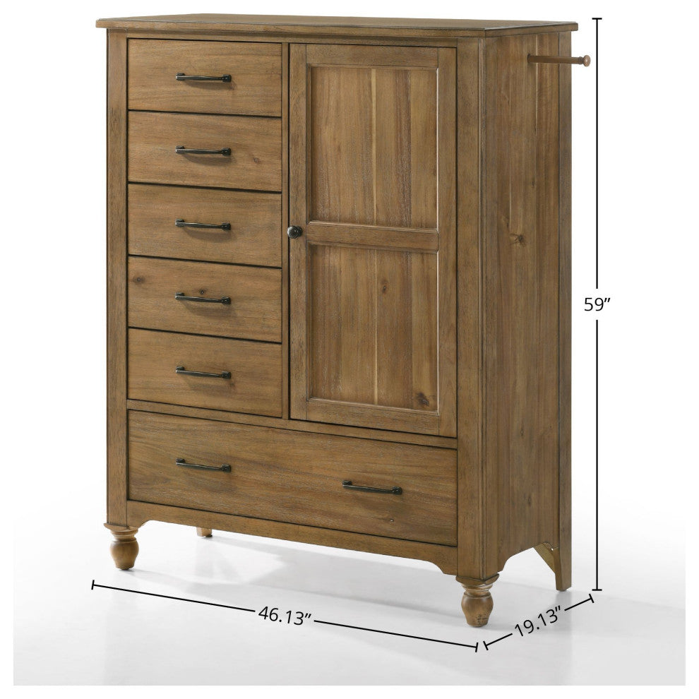 Highland Wood Chifferobe, Sand Dune