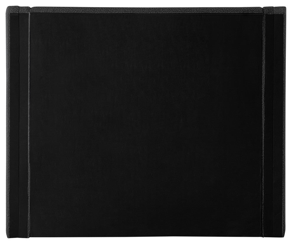 Halton Boucle Fabric Bed, Black, King