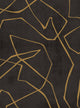 Entangled Lines Textured Look Vinyl Peel and Stick Mural, Dark, 24"x108", 6 Pack