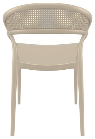 SunSet Dining Chair, Taupe, Set of 2