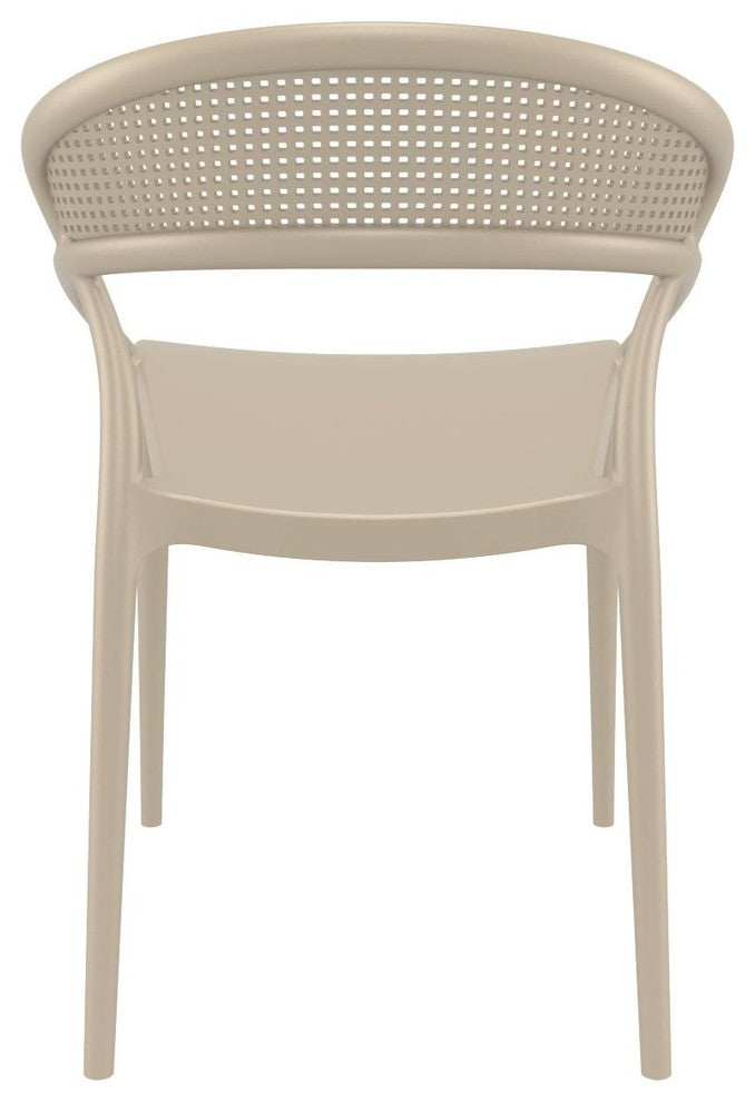 SunSet Dining Chair, Taupe, Set of 2