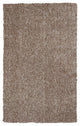 HomeRoots 7' x 9' Polyester Beige Heather Area Rug