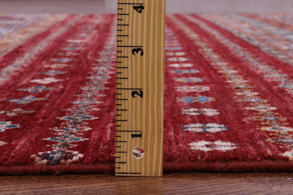 5' 7" X 7' 10" Super Kazak Khorjin Hand Knotted Rug - Q12926