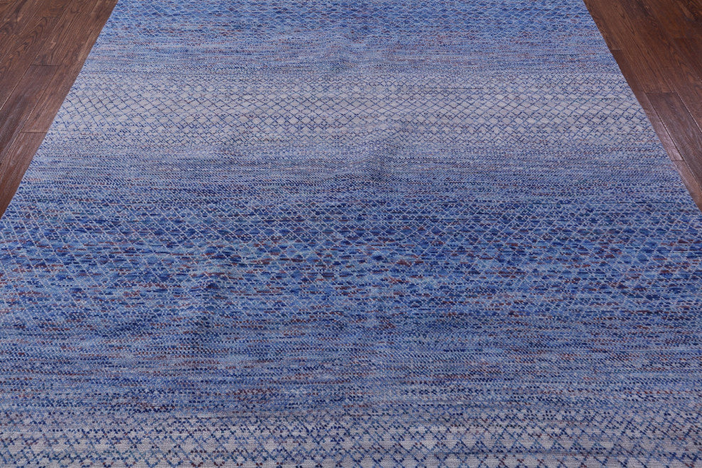 7' 10" X 10' 3" Hand Knotted Savannah Grass Wool Rug - Q13262