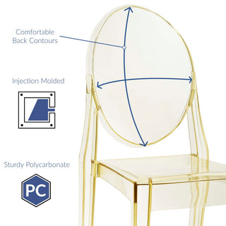 Modern Yellow Casper Dining Side Chair