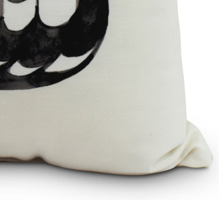 Pumpkin Single 18" Cream Halloween Print Decorative Throw Pillow