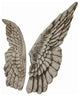 Wings of Protection Pair of 11 inch Aged Finish Wall Hanging Angel Wings