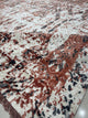 Hand-Knotted Wool Ivory/Red Transitional Modern Modern Rug, 7' X 9'