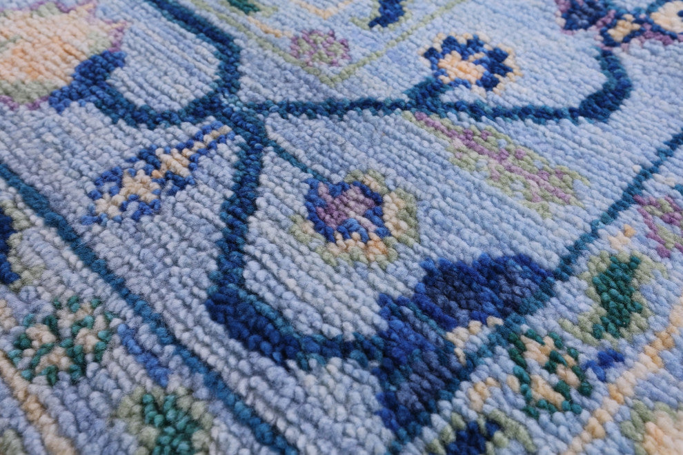 Turkish Oushak Handmade Wool Rug 8' 1" X 10' 2" - Q13628