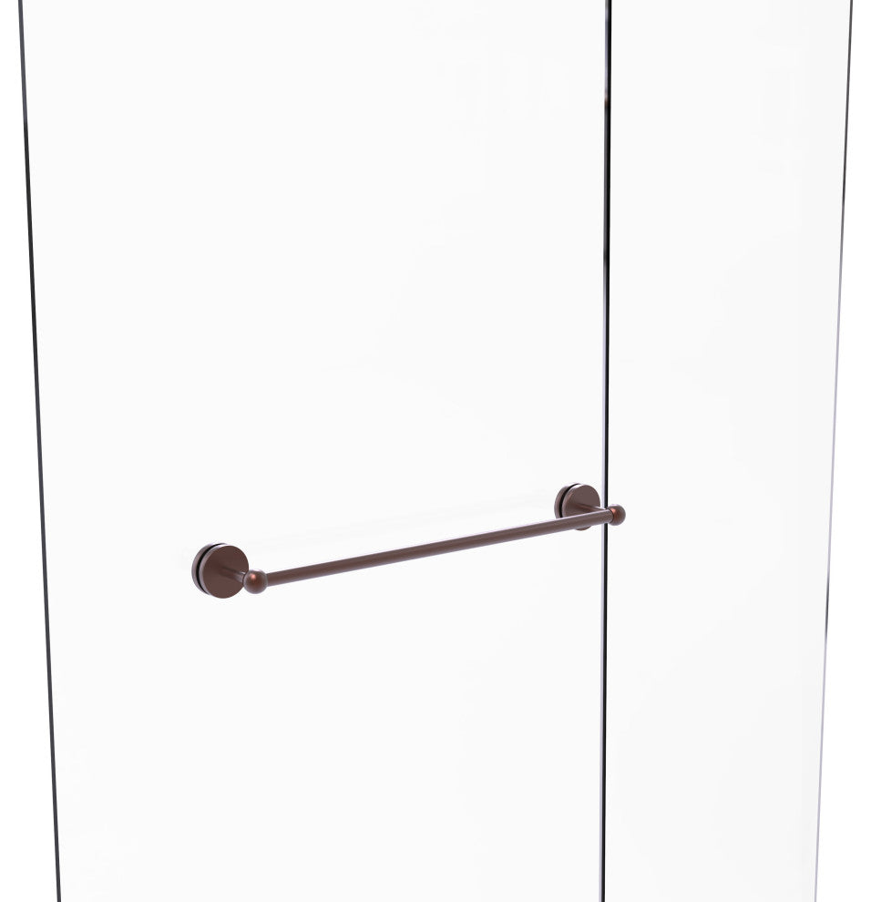 Prestige Skyline 24" Shower Door Towel Bar, Antique Copper