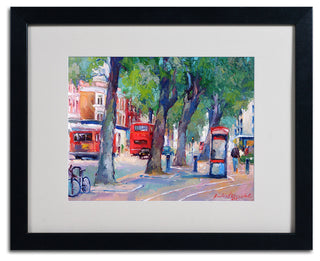 'Chicago 6' Matted Framed Canvas Art by Richard Wallich