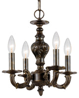 Paris Market 4 Light Mini Chandelier, Venetian Bronze