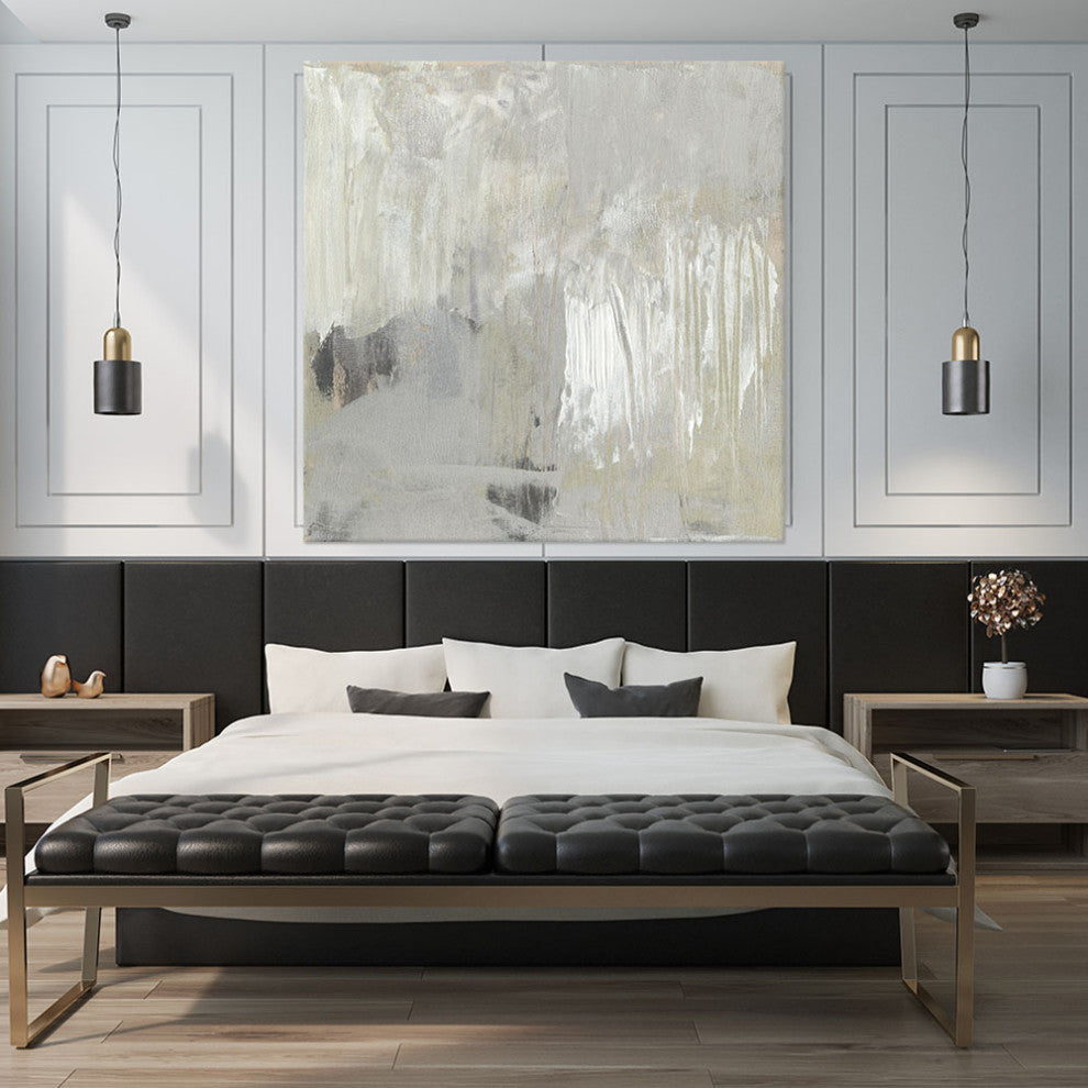 "Neutral Composition II" Fine Art Giant Canvas Print, 54"x54"