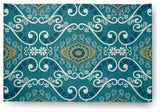 Illuminate Soft Chenille Area Rug, Teal, 4'x6'