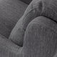 Anson Pillow Tufted Club Chair, Charcoal/Dark Brown, Fabric