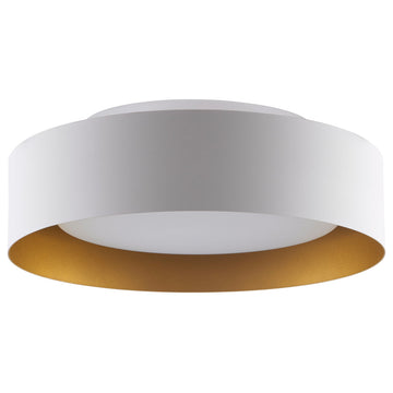 Lynch White and Gold Flush Mount Ceiling Light
