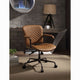 ACME Josi Executive Office Chair, Coffee Top Grain Leather