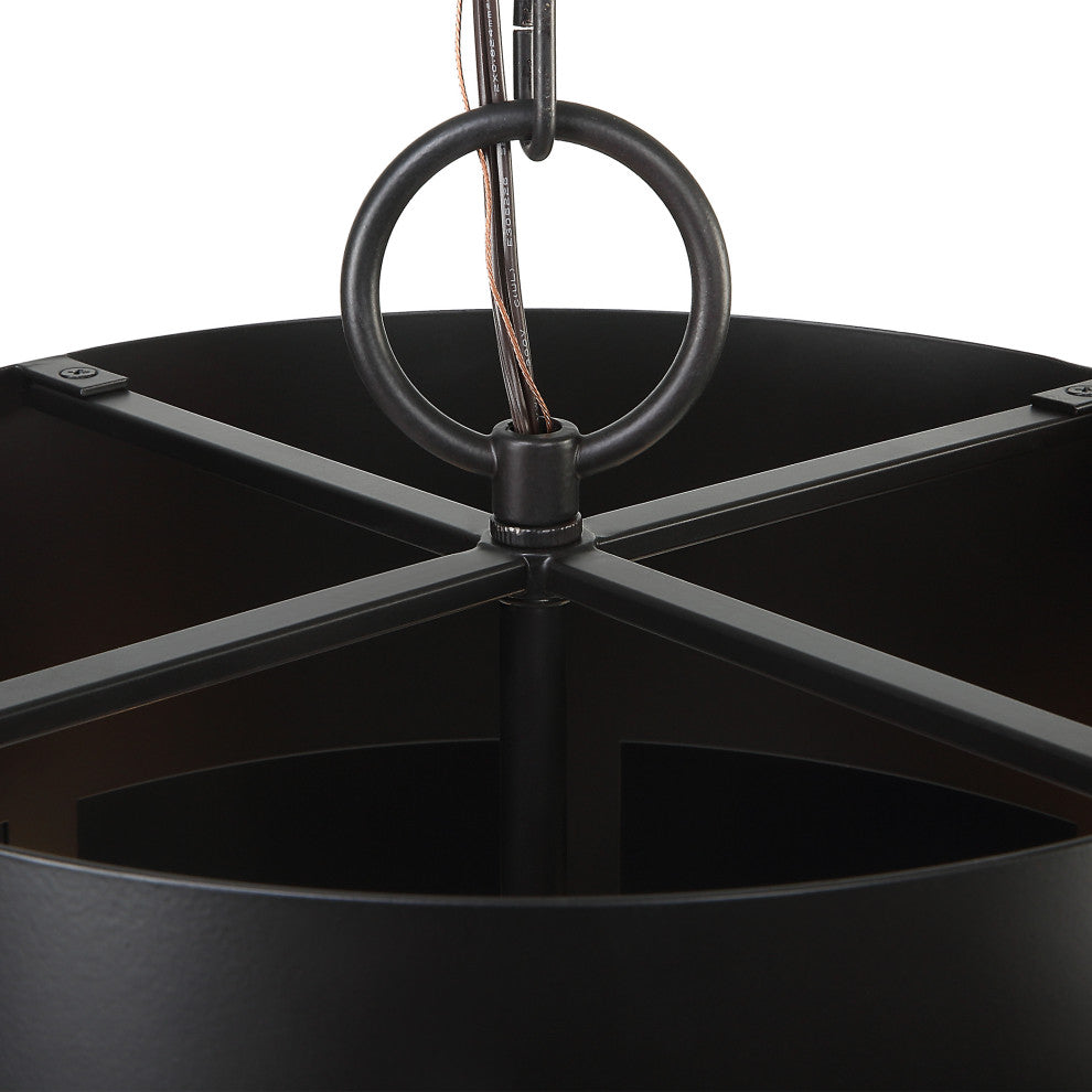 Uttermost 21585 Youngstown Dark Bronze 4 Light Pendant