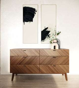 Nova Domus Kamela- Modern Walnut Dresser