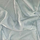 Stella Faux Silk Velvet Bedspread Set, 3PC, Icy Blue, Queen