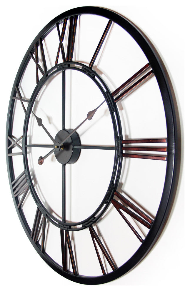 Metal Fusion Wall Clock, 28"
