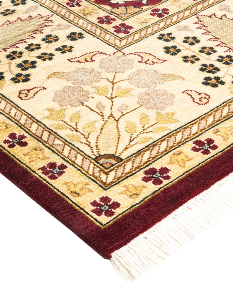 Mogul, One-of-a-Kind Hand-Knotted Area Rug Red, 8'1"x10'0"