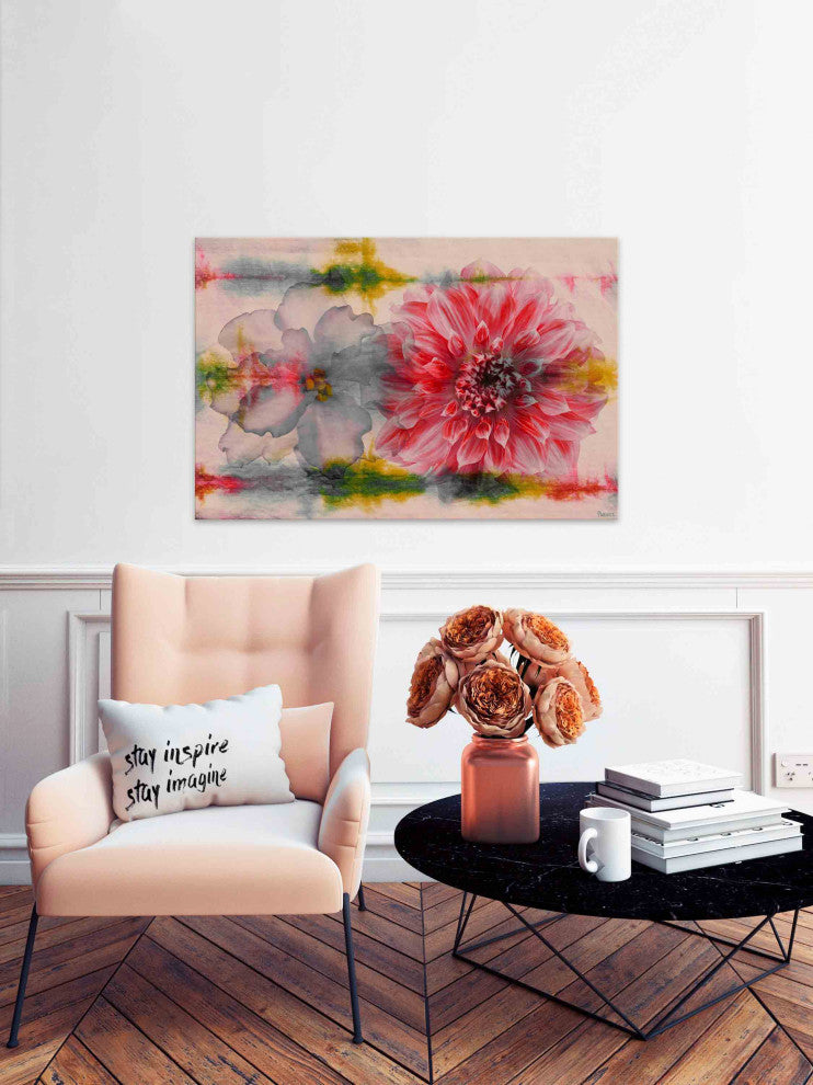 "Vibrant Pair" Fine Art Canvas Print, 18"x12"