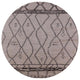 Ahgly Company Indoor Round Mid-Century Modern Area Rugs, 4' Round