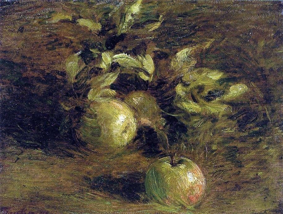 Henri Fantin-Latour Apples, 21"x28" Gallery Wrapped Canvas Print