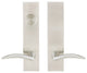 Air-Stream Lever, Tubular Dummy Entry, Dummy Cylinder, RH, Satin Stainless Steel