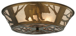 22W Bear on the Loose Flushmount