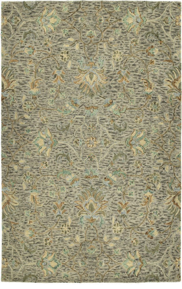 Kaleen Chancellor Hand-Tufted Indoor Area Rug, Taupe, 8'x10'